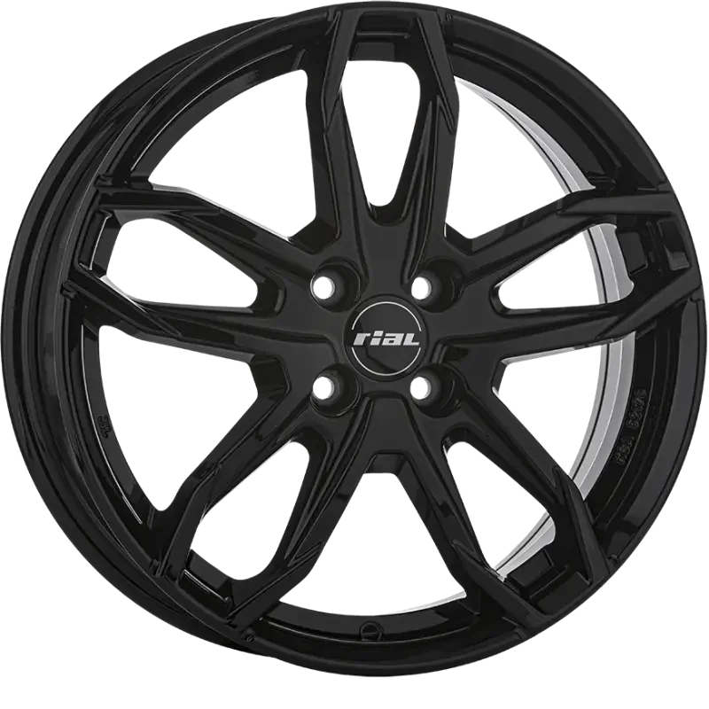 RIAL Lucca Black Gloss 6,50x17 4x100,00 ET38,00