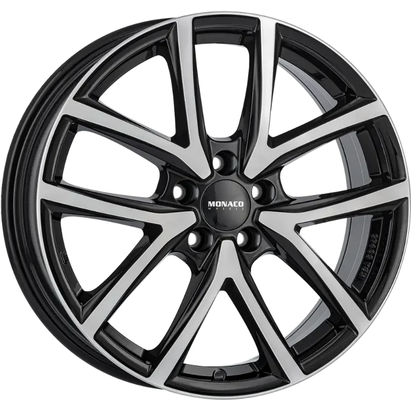 MONACO WHEELS CL2 Black Polished 7,00x17 5x114,30 ET45,00