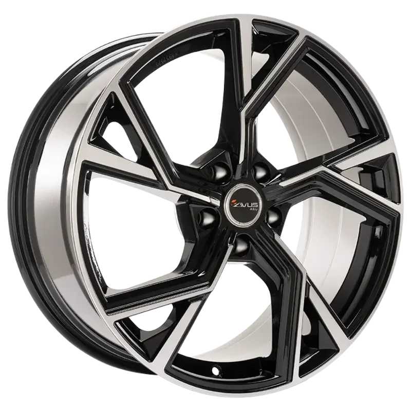AVUS Racing AF20 - Black Polished 8,00x18 5x112,00 ET28,00