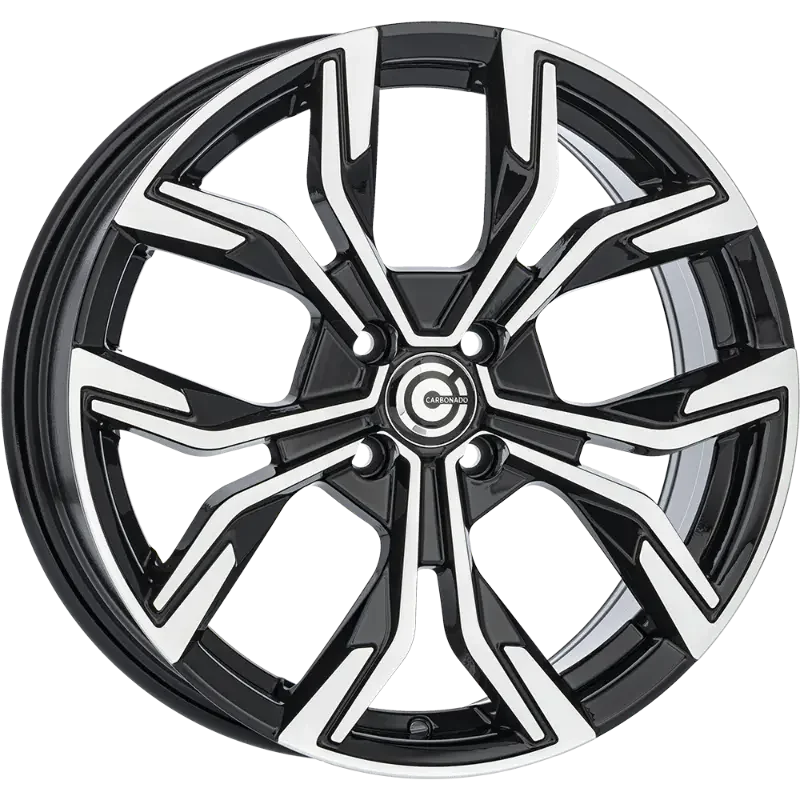 Carbonado Price Black Polished 6,50x16 5x114,30 ET40,00