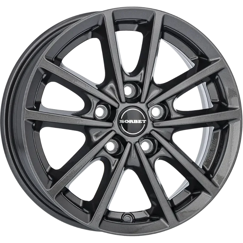 Borbet W anthracite glossy 6,00x15 5x114,30 ET43,00