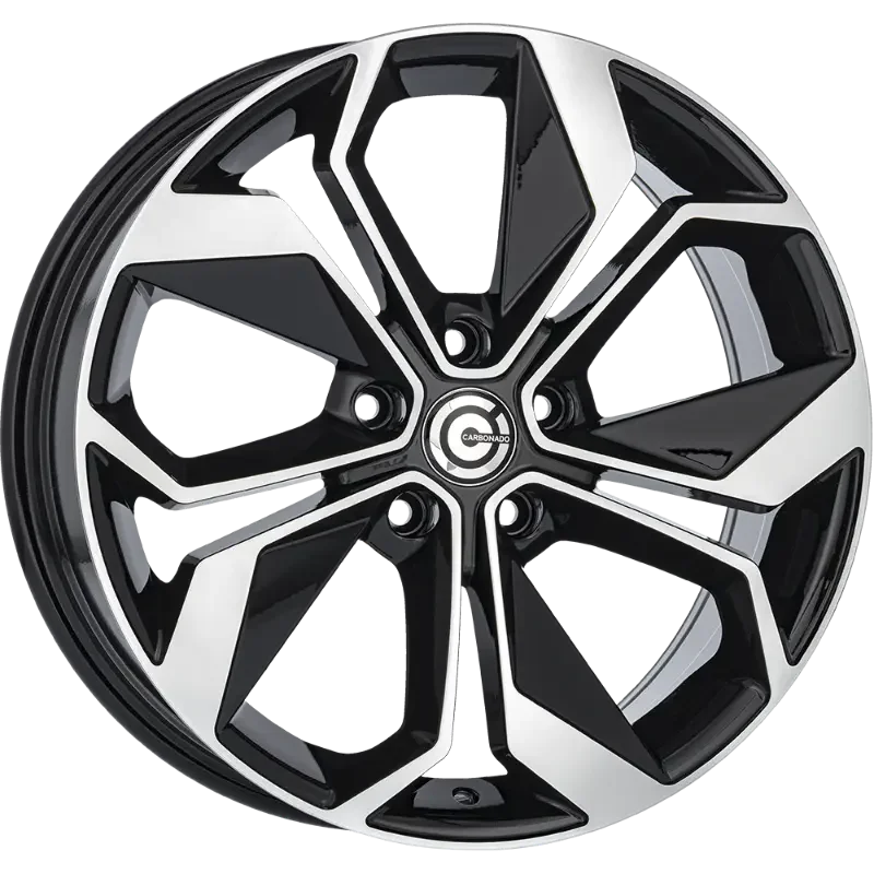 Carbonado Raptor Black Polished 7,50x18 5x114,30 ET40,00