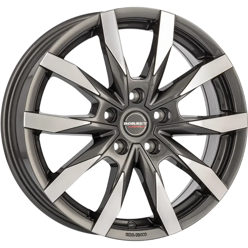 Borbet CW5 anthracite polished 7,50x18 5x118,00 ET53,00