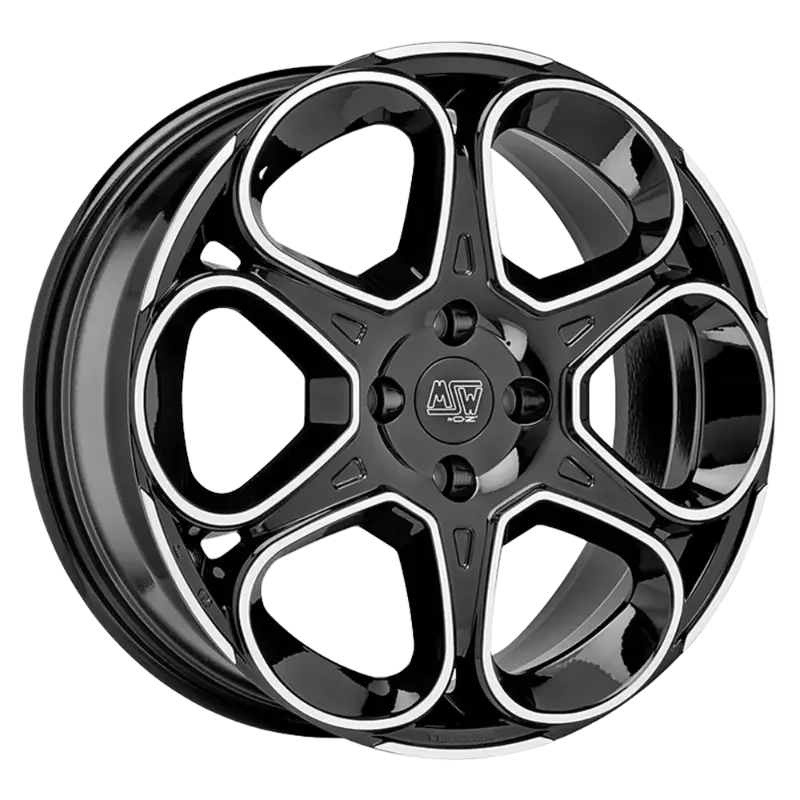 MSW 83 Black Polished 7,50x18 5x114,30 ET45,00