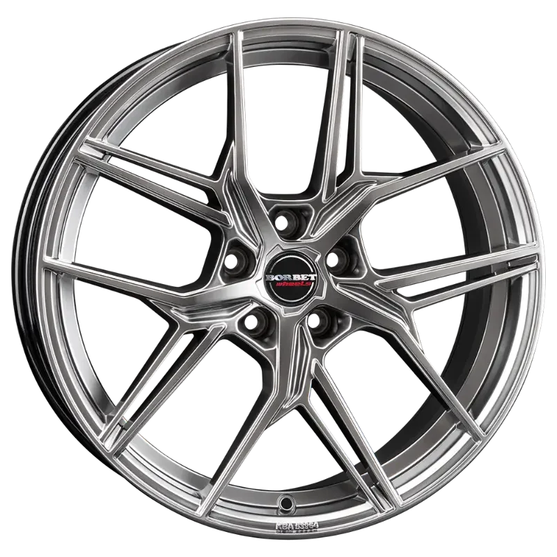 Borbet QX hyper black silver 8,50x20 5x112,00 ET45,00