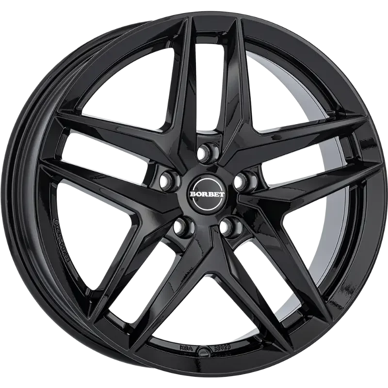 Borbet Z black glossy 7,50x17 5x112,00 ET30,00