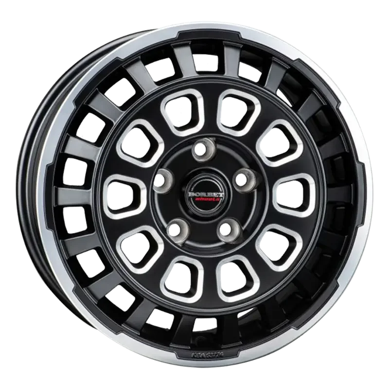 Borbet CW7 black rim window polished matt 7,50x18 5x120,00 ET53,00