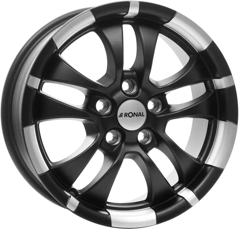 Ronal R59 Jetblack Matt Lip Diamond 7,00x16 5x114,30 ET40,00