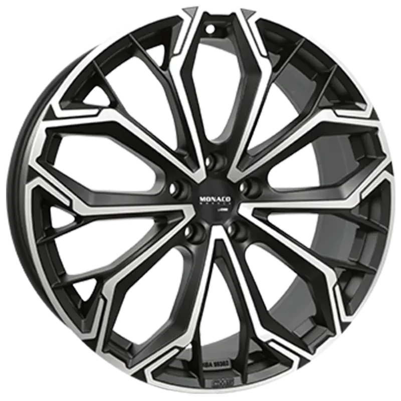 MONACO WHEELS Grand Prix C 17 Matt Black Polished 8,50x20 5x112,00 ET30,00
