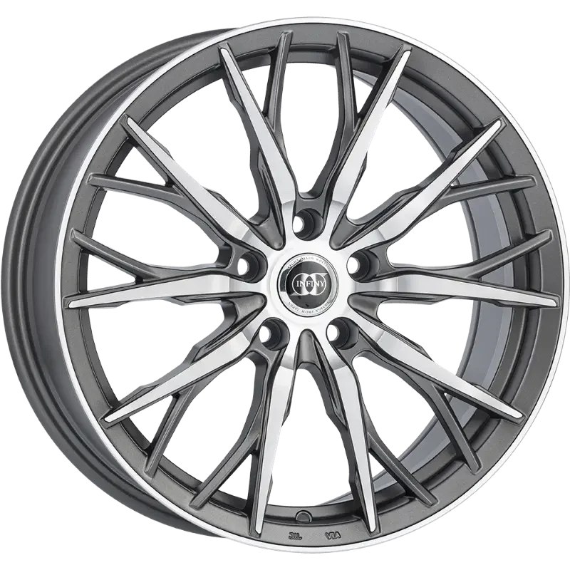 Infiny SPIKE Gun Metal Polished 7,00x16 5x112,00 ET42,00