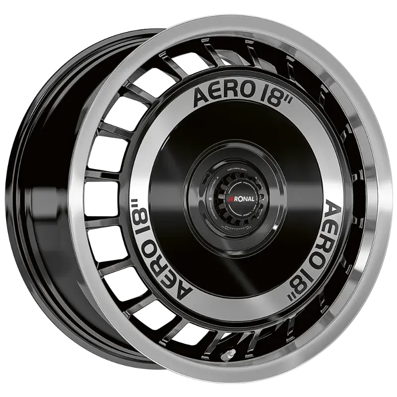 Ronal R50 REV-B Black Lip Polished 8,00x18 5x112,00 ET45,00
