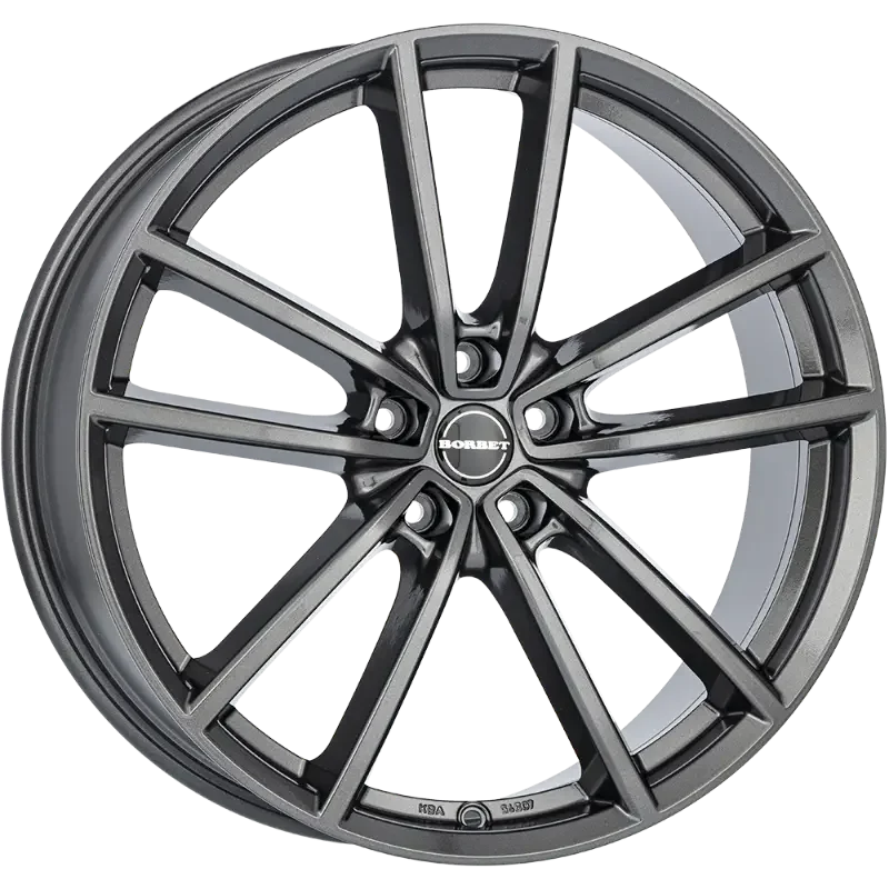 Borbet W anthracite glossy 7,00x17 5x108,00 ET40,00