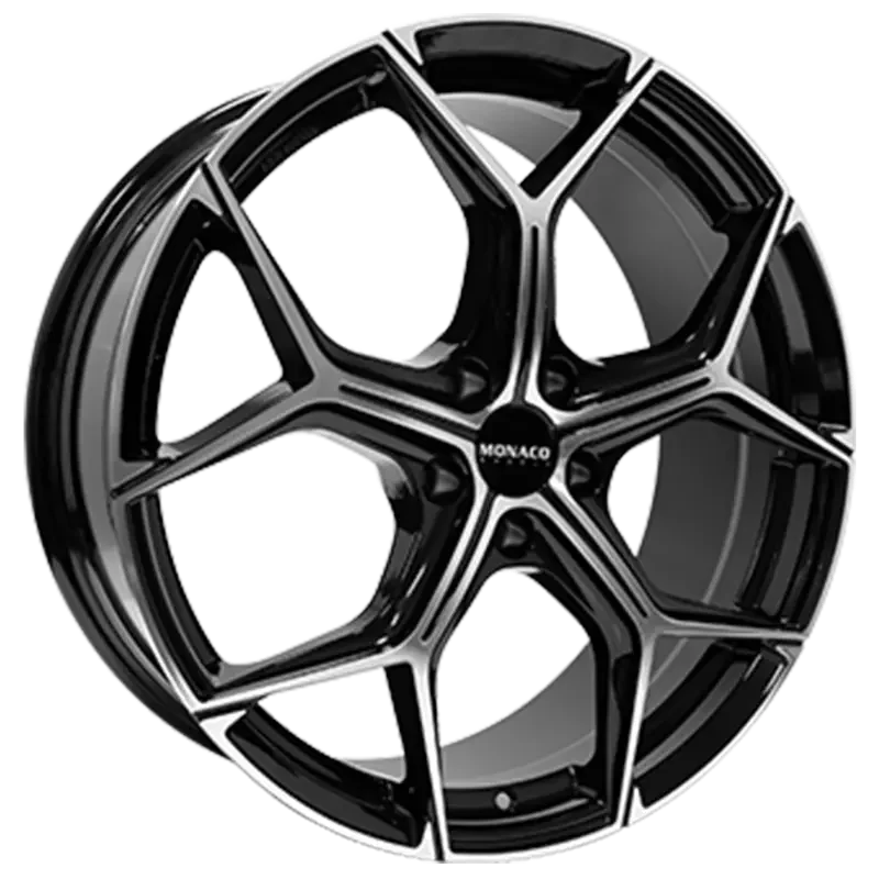 MONACO WHEELS Grand Prix 16 Black Polished 8,00x20 5x112,00 ET39,50