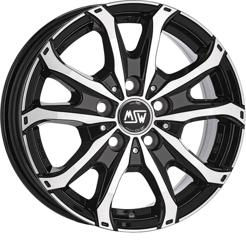 MSW 48 VAN Black Polished 7,00x17 5x130,00 ET66,00