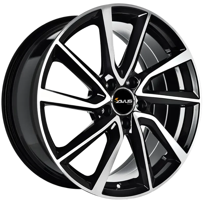 AVUS Racing AC-518 - Black Polished 6,00x15 5x114,30 ET45,00