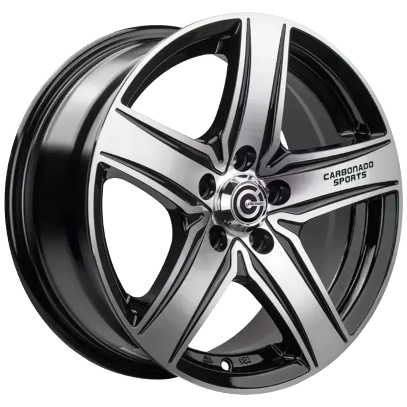 Carbonado GTR Sports 1 Black Polished 7,00x16 5x118,00 ET40,00