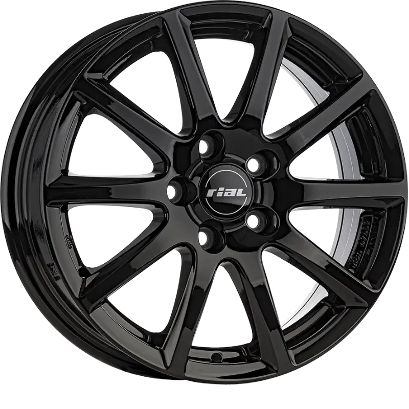 RIAL Milano Black Gloss 7,00x17 5x114,30 ET47,00