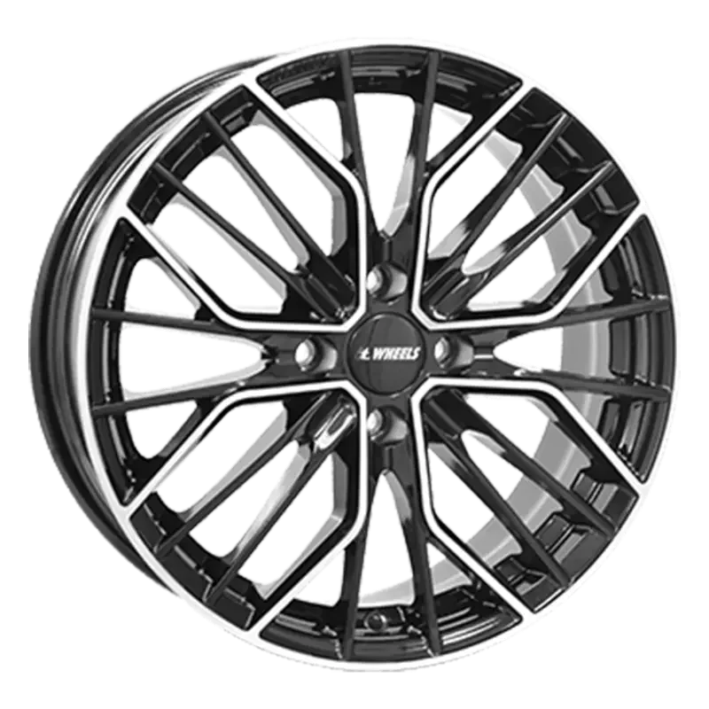 itWHEELS Tiara 4 Black Polished 7,00x17 4x98,00 ET34,00