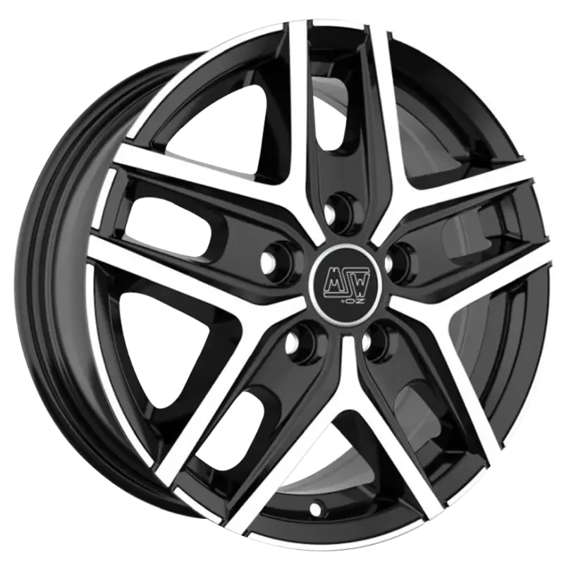 MSW 40 VAN Black Polished 6,50x16 5x114,30 ET44,00