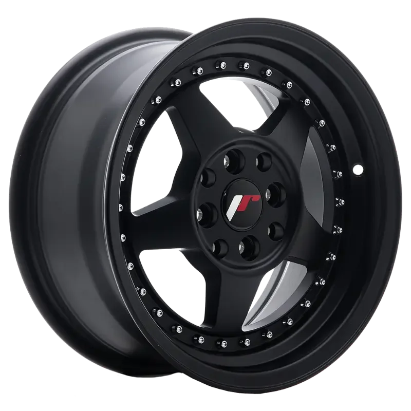 JR Wheels JR6 Matt Black 8,00x15 4x100,00 ET25,00