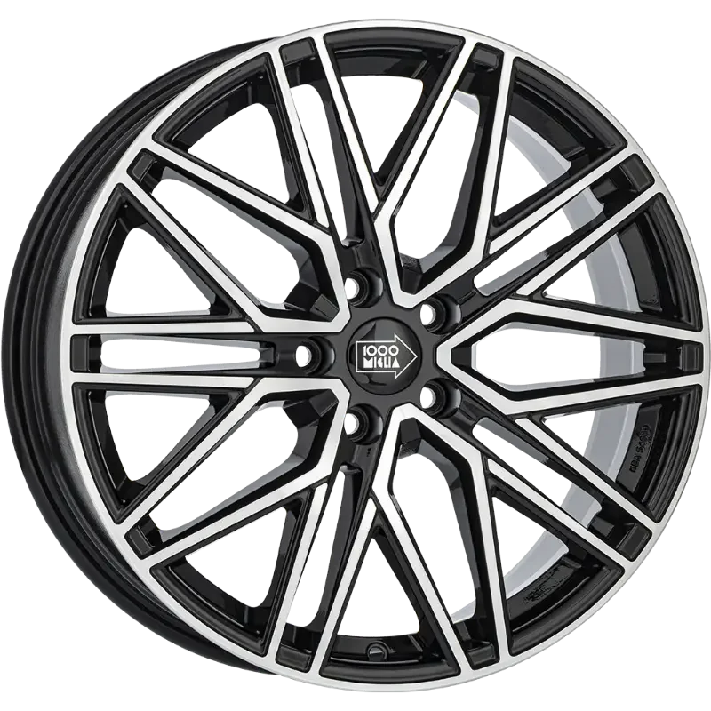 Mille Miglia MM1023 Black Polished 8,00x18 5x114,30 ET45,00