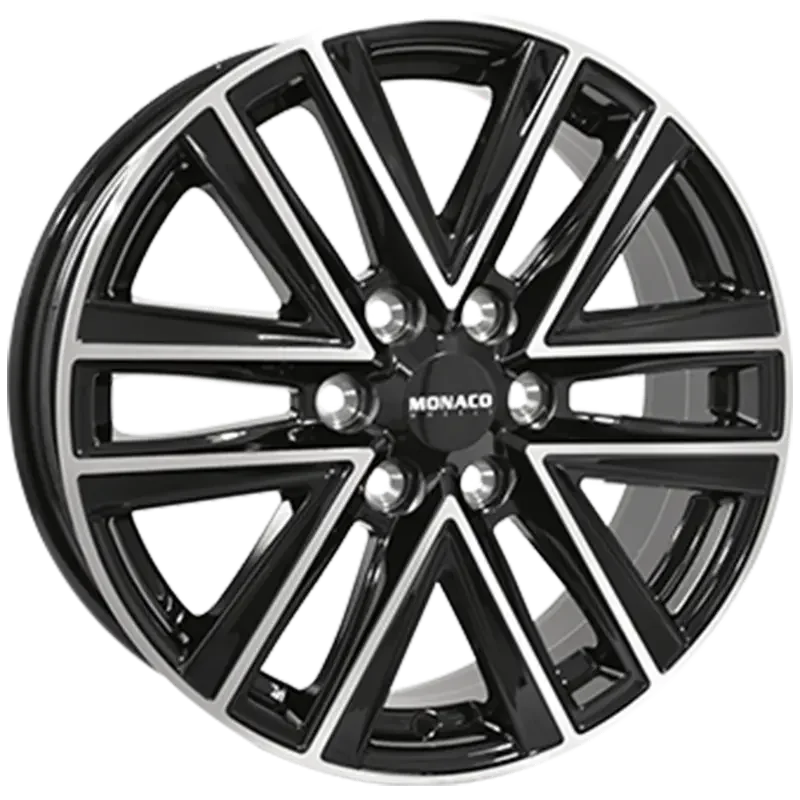 MONACO WHEELS VT1 Black Polished 8,00x18 6x139,70 ET54,50