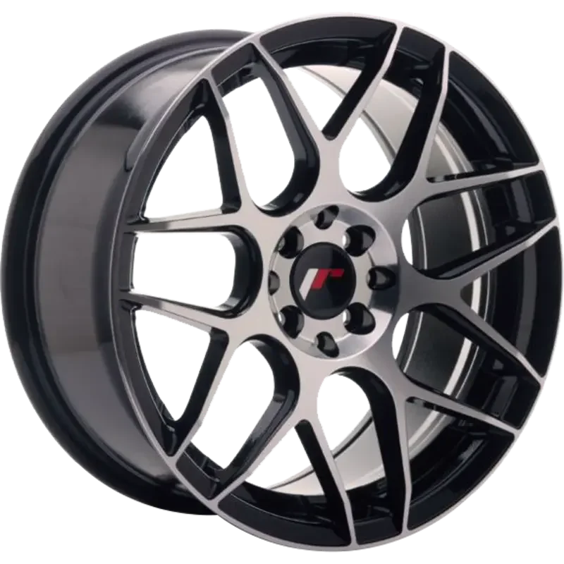 JR Wheels JR18 Black Machined 7,50x18 5x114,30 ET36,00