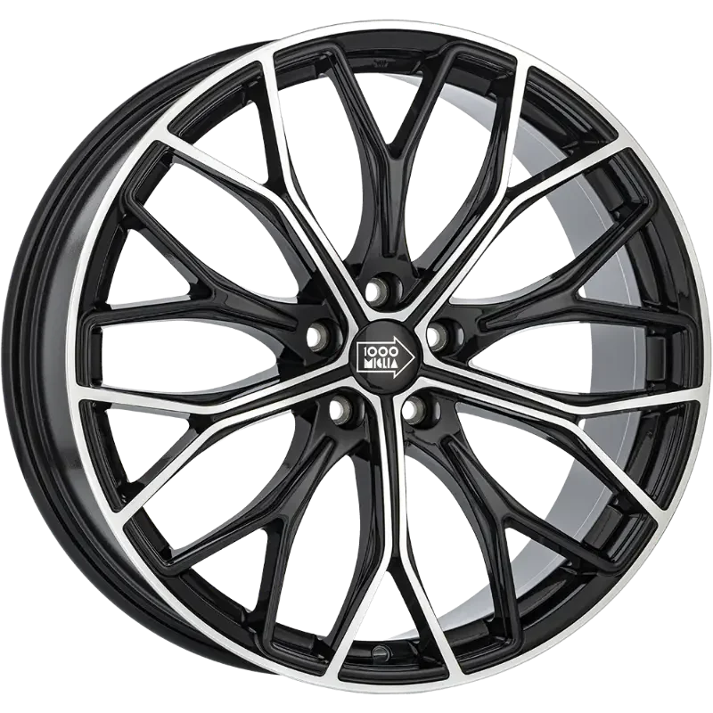 Mille Miglia MM1003 Black Polished 8,00x19 5x114,30 ET40,00