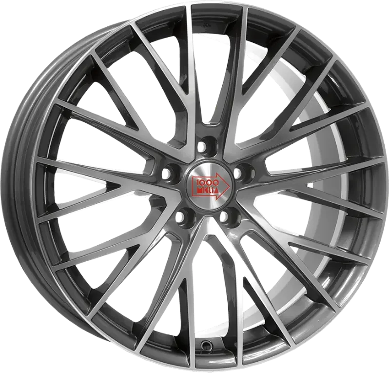 Mille Miglia MM1009 Dark Anthracite Polished 7,50x17 5x108,00 ET40,00