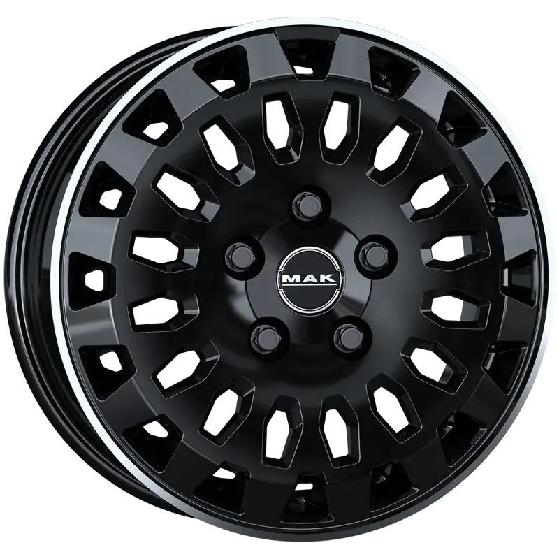 MAK Overland Black Mirror Lip 6,50x16 5x130,00 ET65,00