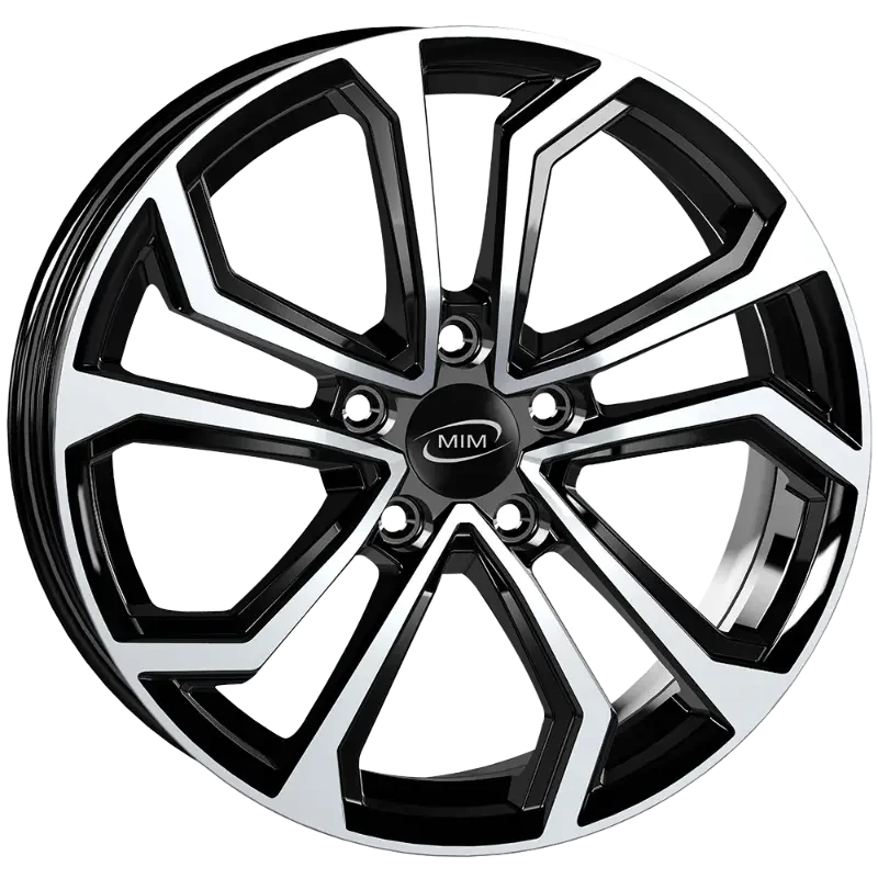 MIM ESIS Black Polished 6,50x16 5x112,00 ET45,00